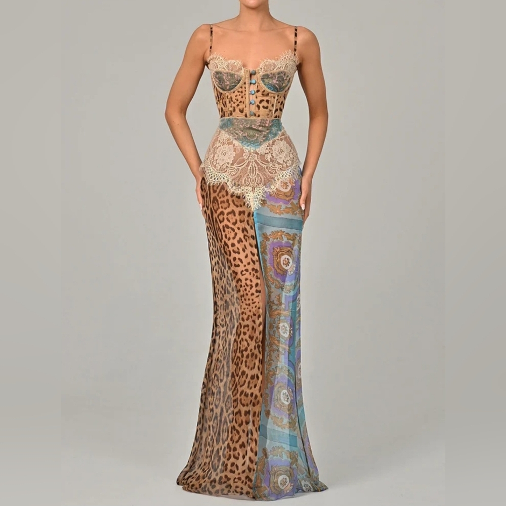 Elegant Multicolor Women's Dress